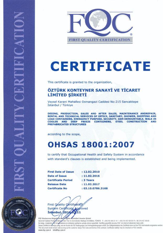 OHSAS - 18001 - 2007