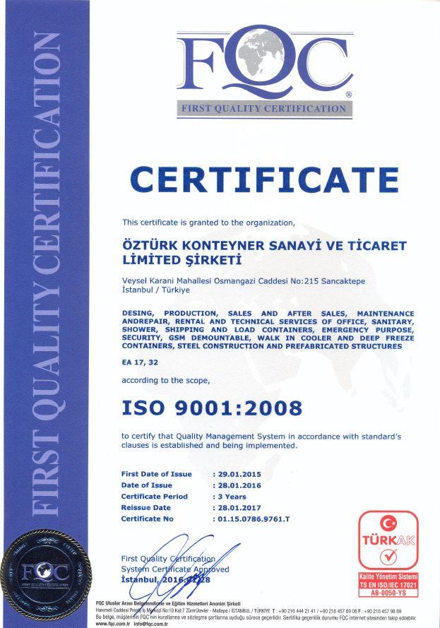 ISO 9001 -2008